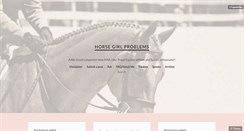 Desktop Screenshot of horsegirlproblems.com